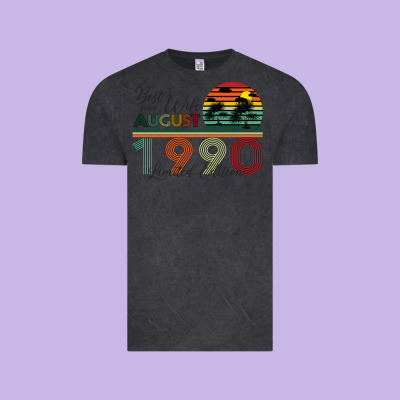 Best Wife Since August 1990 Limited Edition Vintage Tee Designed By Bettercallsaul