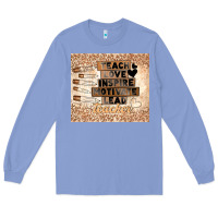 Colony Blue black teacher Long Sleeve Tee - TumblerDesignByShophia