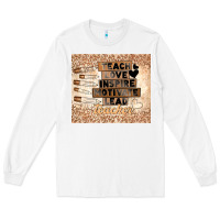 White black teacher Long Sleeve Tee - TumblerDesignByShophia