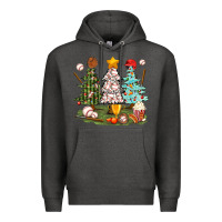 Charcoal Heather baseball trees bbs Premium Hoodie - BundleAndBundleShop