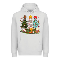 Dove Grey baseball trees bbs Premium Hoodie - BundleAndBundleShop