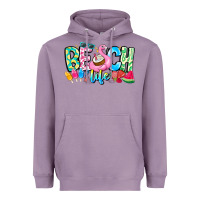 Lavender Besch Life Heavyweight Hoodie - CowhideDigitalArt