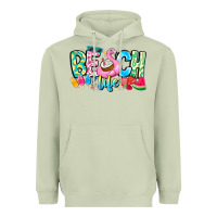 Matcha Besch Life Heavyweight Hoodie - CowhideDigitalArt