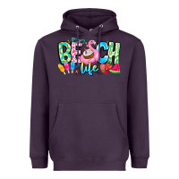 Plum Besch Life Heavyweight Hoodie - CowhideDigitalArt