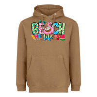 Toasted Coconut Besch Life Heavyweight Hoodie - CowhideDigitalArt