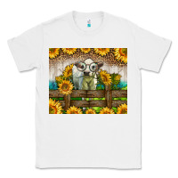 Western Charolais Heifer With Sunflowers Classic Tee | Teevron