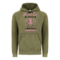 Vintage Olive I am a Breast Cancer Survivor What is Your Superpower Vintage Hoodie - Bettercallsaul