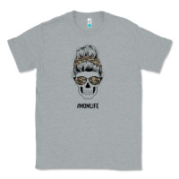Heather Grey Feminine Camouflage Patterned Mom Skull Classic Tee - Bettercallsaul
