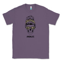 Lavender Feminine Camouflage Patterned Mom Skull Classic Tee - Bettercallsaul