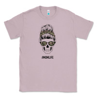 Lilac Feminine Camouflage Patterned Mom Skull Classic Tee - Bettercallsaul