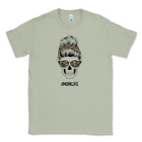 Matcha Feminine Camouflage Patterned Mom Skull Classic Tee - Bettercallsaul