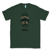 Sports Green Feminine Camouflage Patterned Mom Skull Classic Tee - Bettercallsaul