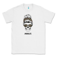 White Feminine Camouflage Patterned Mom Skull Classic Tee - Bettercallsaul