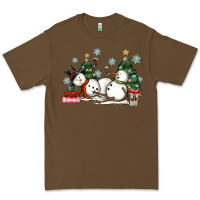 Cacao christmas snowmen with wine Premium Tee - MaliasSmallBusiness