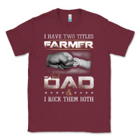 Burgundy Farmer1107 Classic Tee - tuanDangUi