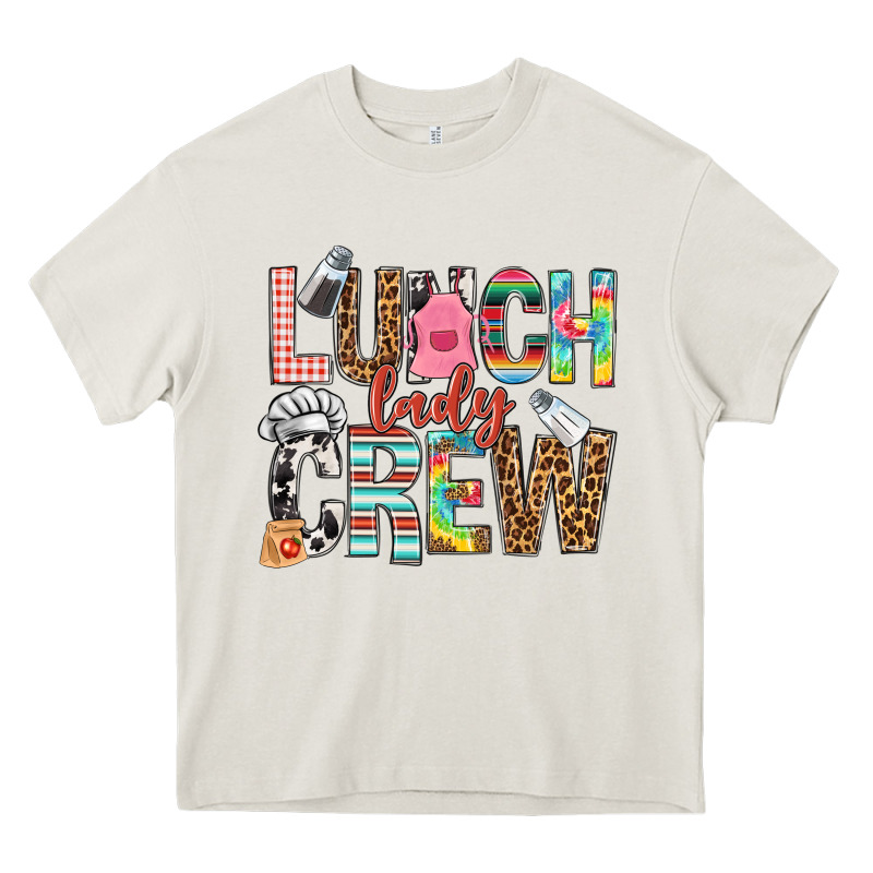 Lunch Lady Crew Heavy Core Tee by NancyCooperArtShop | Teevron