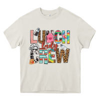 Cream lunch lady crew Heavy Core Tee - NancyCooperArtShop