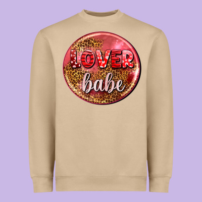 Lover Babe Olivia Heavyweight Sweatshirt Designed By Oliviacreatesart