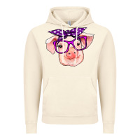Vintage Artic pig with bandana Vintage Hoodie - RanaPortraitStore