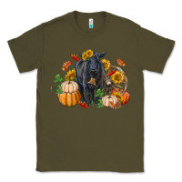 Army Green Fall black angus Classic Tee - RanaPortraitStore