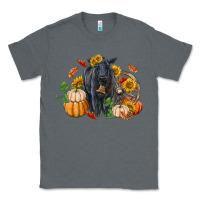 Charcoal Heather Fall black angus Classic Tee - RanaPortraitStore