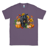 Lavender Fall black angus Classic Tee - RanaPortraitStore