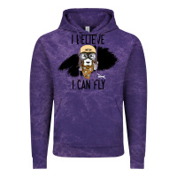 Cloud Purple I Beleive I Can Fly, Dog, Vintage Hoodie - Bettercallsaul