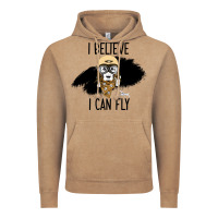 Vintage Coffee I Beleive I Can Fly, Dog, Vintage Hoodie - Bettercallsaul