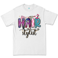 White hair stylist Premium Tee - MaliasSmallBusiness