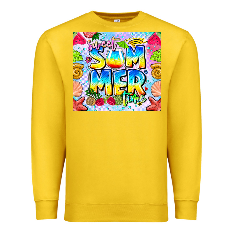 Summer Time Premium Sweatshirt by CowhideDigitalArt | Teevron
