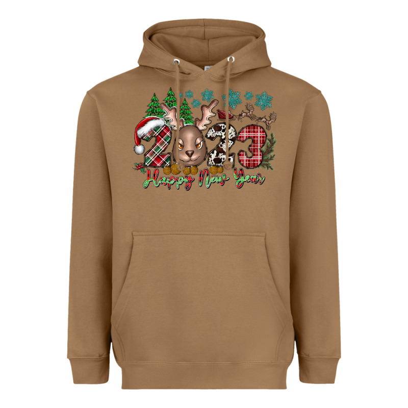 2023 Happy New Year Heavyweight Hoodie by CowhideDigitalArt | Teevron