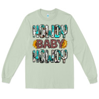 Matcha Western Howdy Baby Howdy Long Sleeve Tee - HowdyJamesFarm