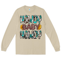 Mushroom Western Howdy Baby Howdy Long Sleeve Tee - HowdyJamesFarm