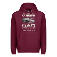Burgundy Farmer1107 Premium Hoodie - tuanDangUi