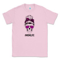 Bubblegum Pink Purple Glitter, Leopard Patterned Mom Skull Classic Tee - Bettercallsaul