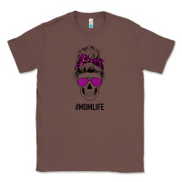 Chestnut Purple Glitter, Leopard Patterned Mom Skull Classic Tee - Bettercallsaul