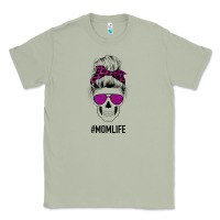 Matcha Purple Glitter, Leopard Patterned Mom Skull Classic Tee - Bettercallsaul