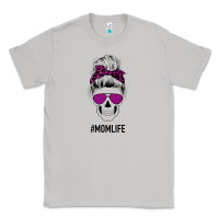 Moon Dust Purple Glitter, Leopard Patterned Mom Skull Classic Tee - Bettercallsaul