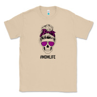 Mushroom Purple Glitter, Leopard Patterned Mom Skull Classic Tee - Bettercallsaul