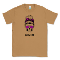 Toasted Coconut Purple Glitter, Leopard Patterned Mom Skull Classic Tee - Bettercallsaul