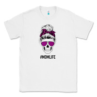 White Purple Glitter, Leopard Patterned Mom Skull Classic Tee - Bettercallsaul