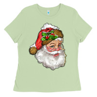 Matcha santa with snow Ladies Tee - RanaPortraitStore