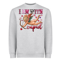 I Am With Cupid Heavyweight Sweatshirt | Teevron