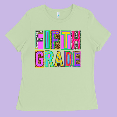 Fifth Grade Ladies Tee Designed By Nancycooperartshop