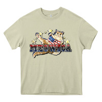 Mossy meowica cat Heavy Core Tee - NancyCooperArtShop