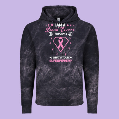 I Am A Breast Cancer Survivor What Is Your Superpower Vintage Hoodie Designed By Bettercallsaul