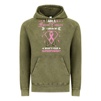 Vintage Olive I am a Breast Cancer Survivor What is Your Superpower Vintage Hoodie - Bettercallsaul