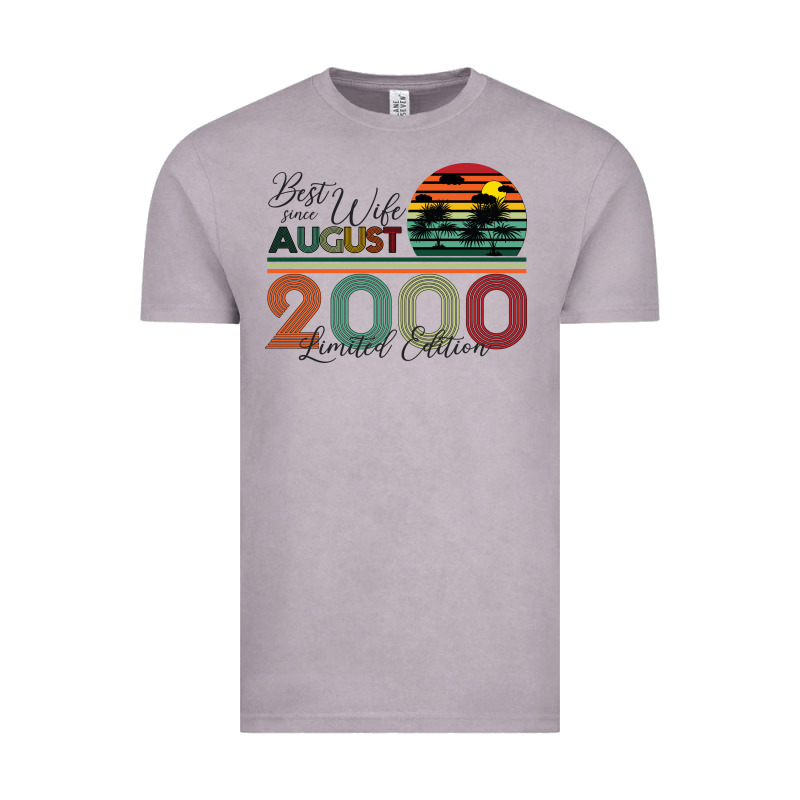 Best Wife Since August 2000 Limited Edition Vintage Tee by Bettercallsaul | Teevron