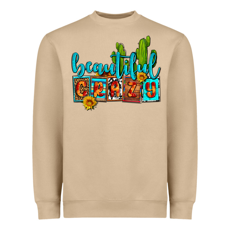 Beautiful Crazy Olivia Heavyweight Sweatshirt by OliviaCreatesArt | Teevron