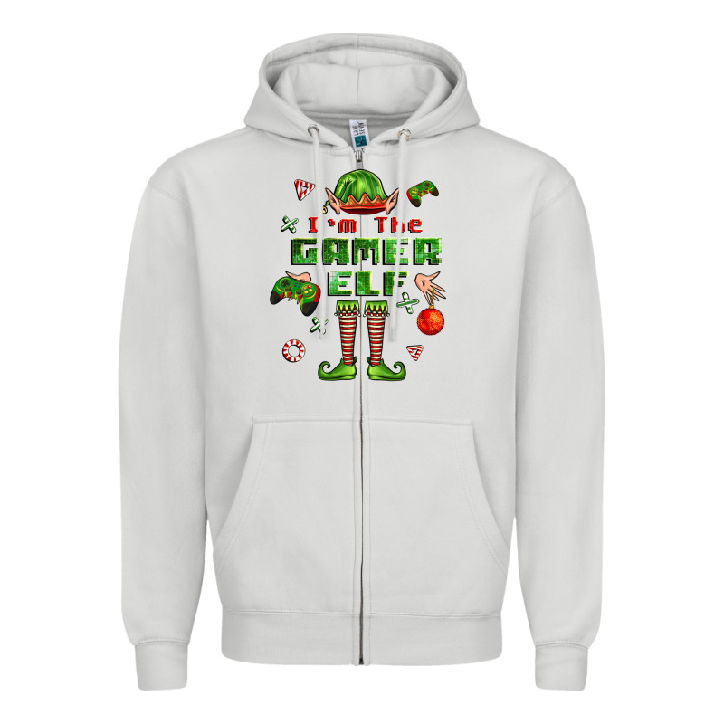 Im The Gamer Elf Zipper Hoodie by FaDigitalArtStudio | Teevron